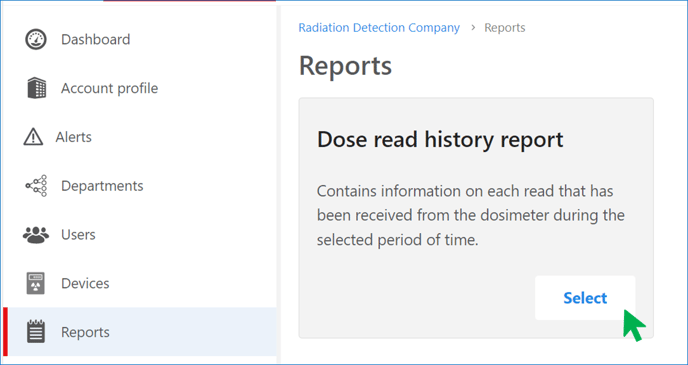 Dose Report mod