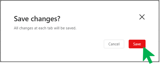 save confirm